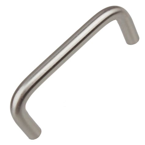 solid stainless steel bar pull cabinet handle 3.75 x6|GlideRite Hardware 5001.